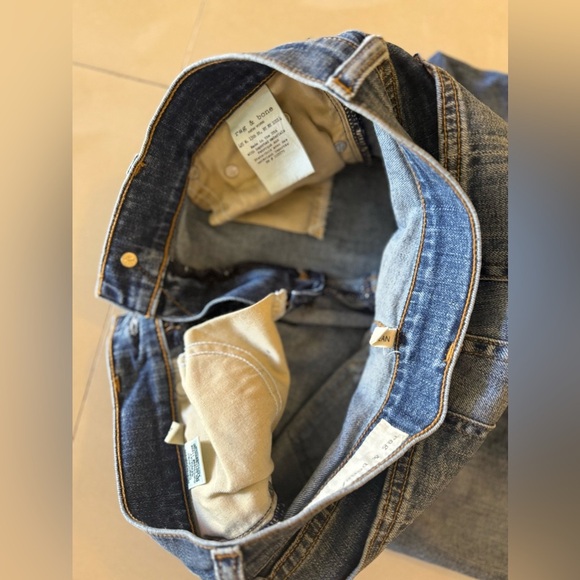 Rag & Bone Ankle Skinny Jeans - size 24 pockets zipper crop jeans - Picture 15 of 16